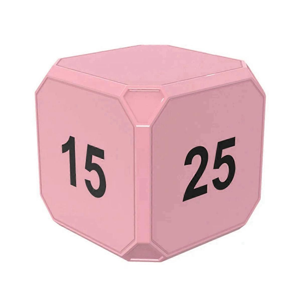Pink Flip-to-Change Mini Digital Timer, LED Display, 4 Preset Times