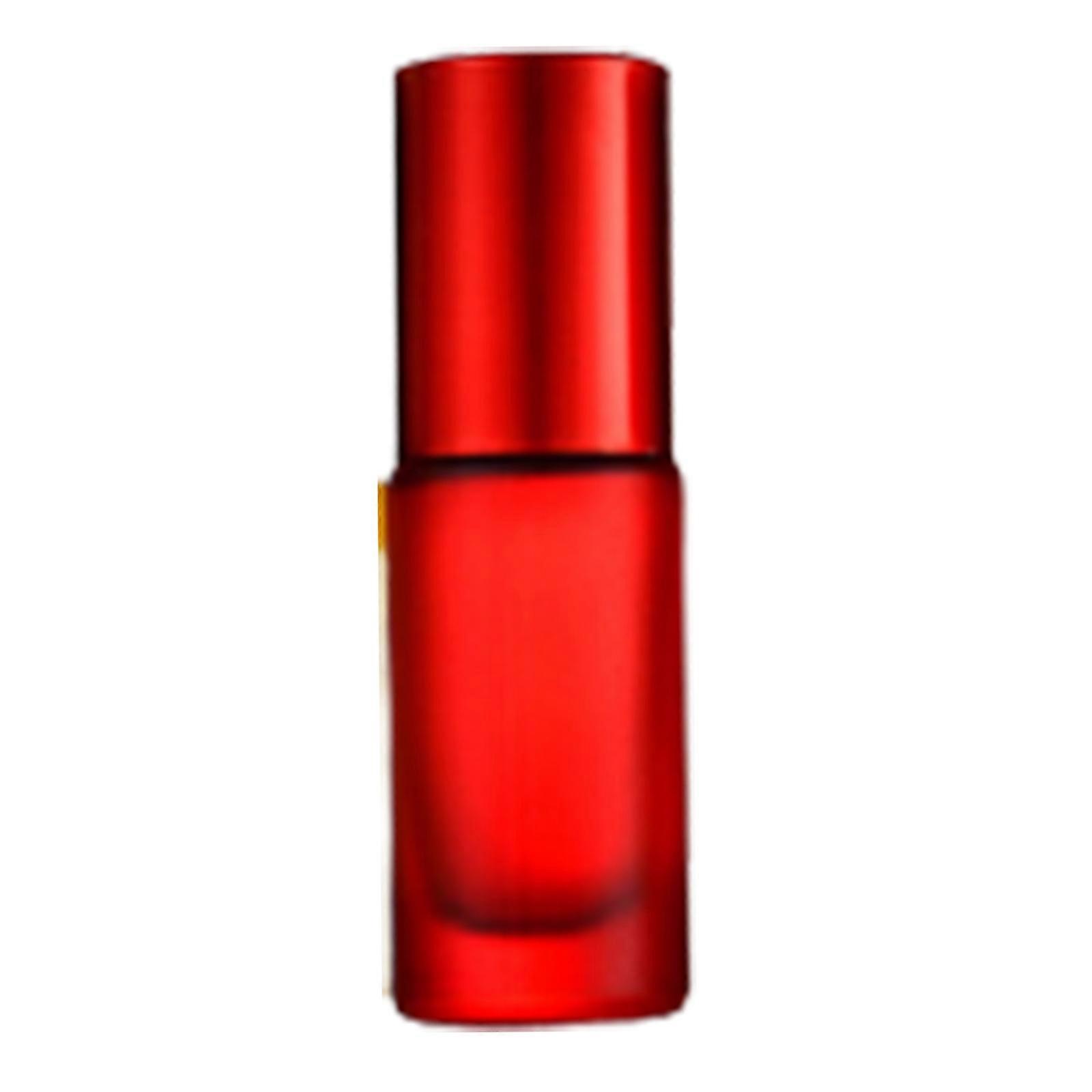 Uçucu Yağlar için 5ml 10ml Roll On Şişeler Doldurulabilir Roll-on Parfüm Şişesi 10ml Kırmızı
