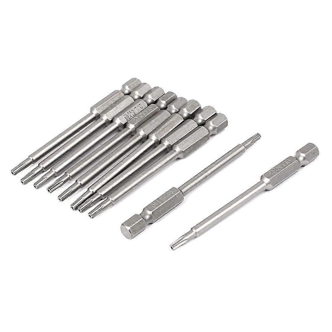 Parts for Machine 1/4' Hex Shank Hollow Magnetjc TT10 Torx Security screwdriver Bits (CN-250924-00514)