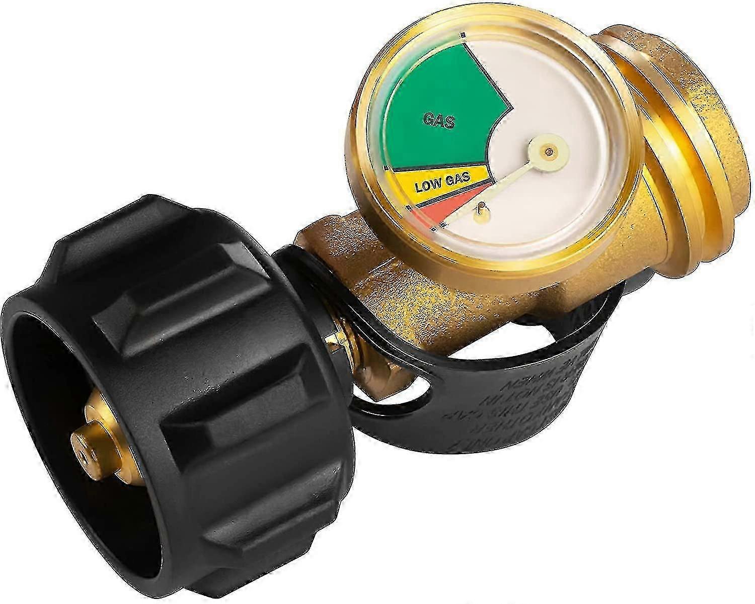 Propane Tank Gauge Level Indicator, Leak Detector Gas Pressure Meter Universal -type 1 Connection
