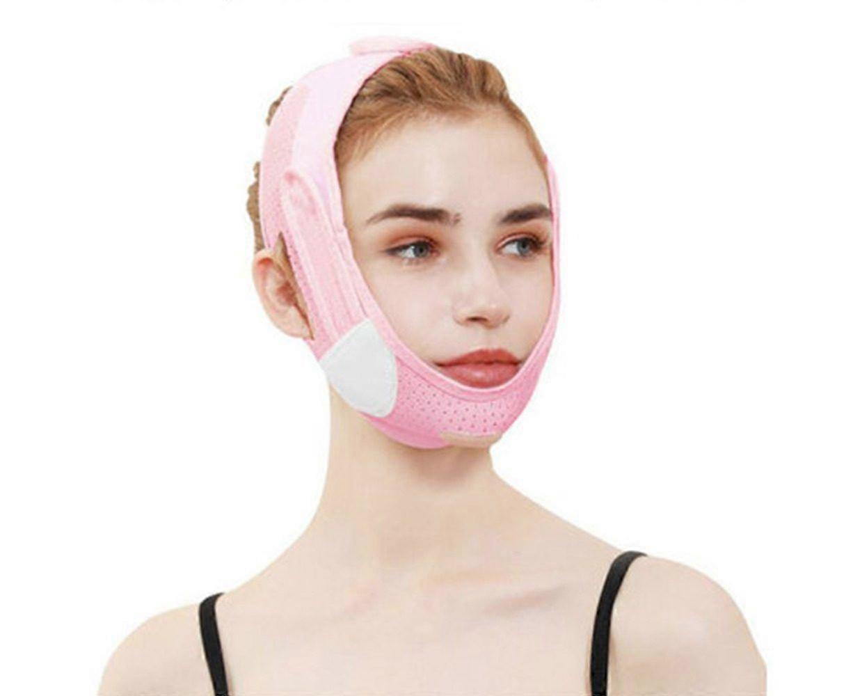 V Shaped Face Lifting Strap - Double Chin Reducer & Slimming Mask for a Defined Jawline - Comfortable & Reusable
