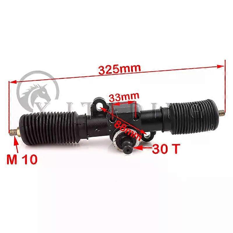 ゴーカート300mm 320mm 420mmパワーステアリングギアラックピニオンアッシーフィットDIY中国ATVカートUTVバギークワッドバイクアクセサリー