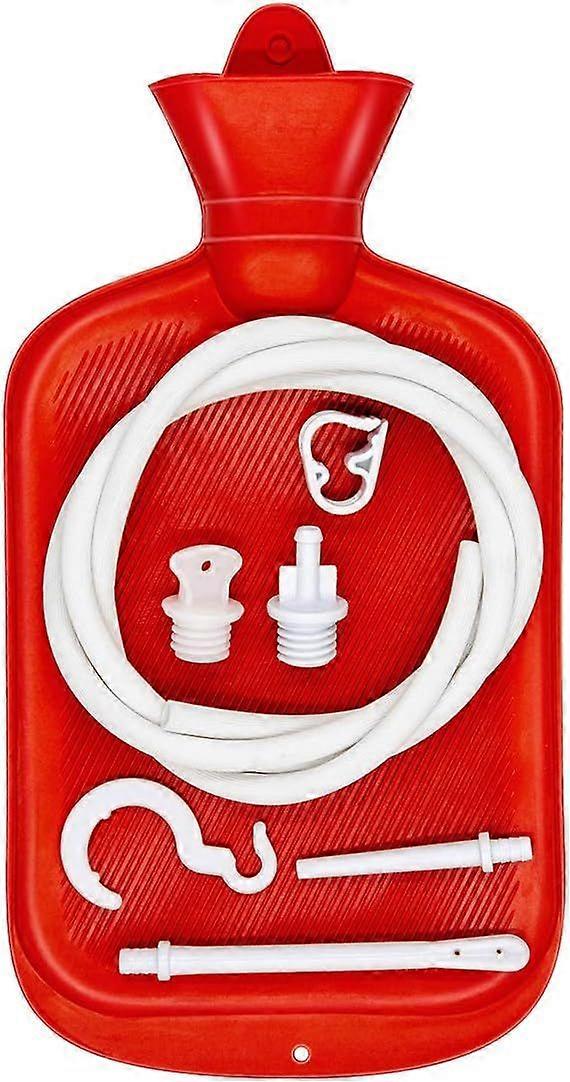 2025 Latest Model  Home Enema Bag Kit with Hose Enema Tips and Controllable Water Flow Cla