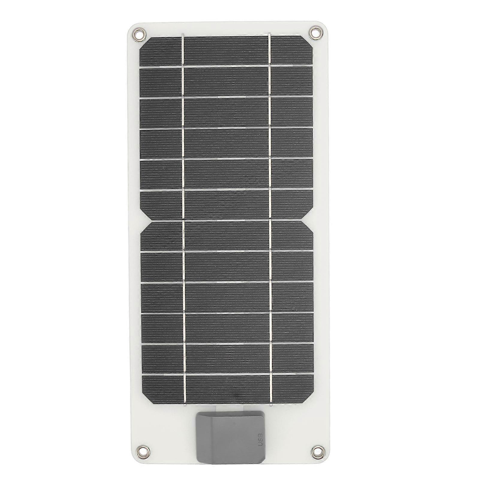 Portable 5V 6W USB Solar Panel Charger - IP67 Waterproof, Efficient, and Intelligent