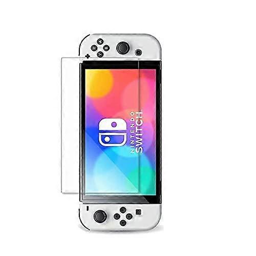 Protective Film for Nintendo Switch OLED Model, Anti-Fingerprint Shatterproof Glass LCD Screen Protector