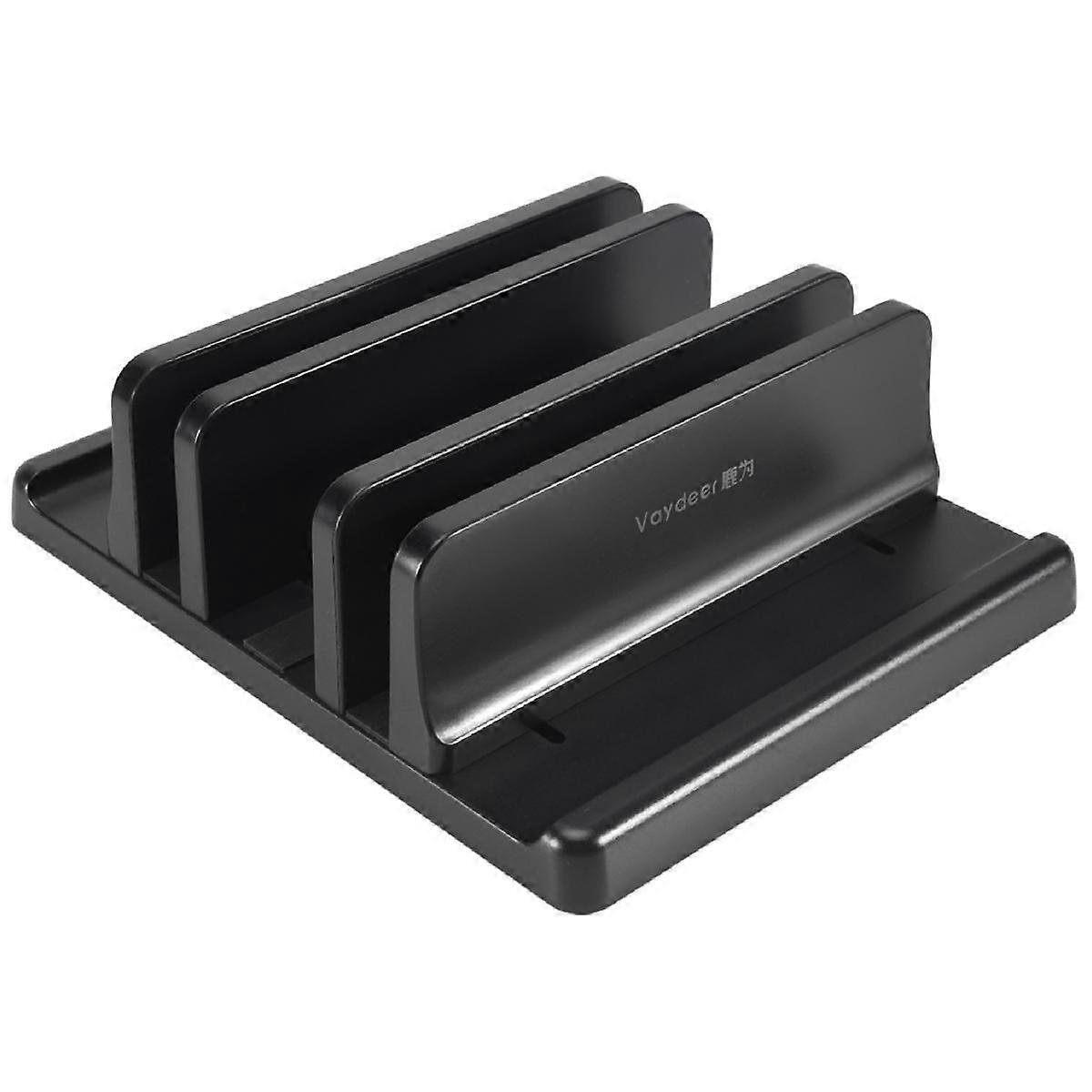 Laptop Stand Vertical Computer Stand Vertical Desktop Stand Space-Saving Desktop Storage Rack Desktop Stand (3 Slots)