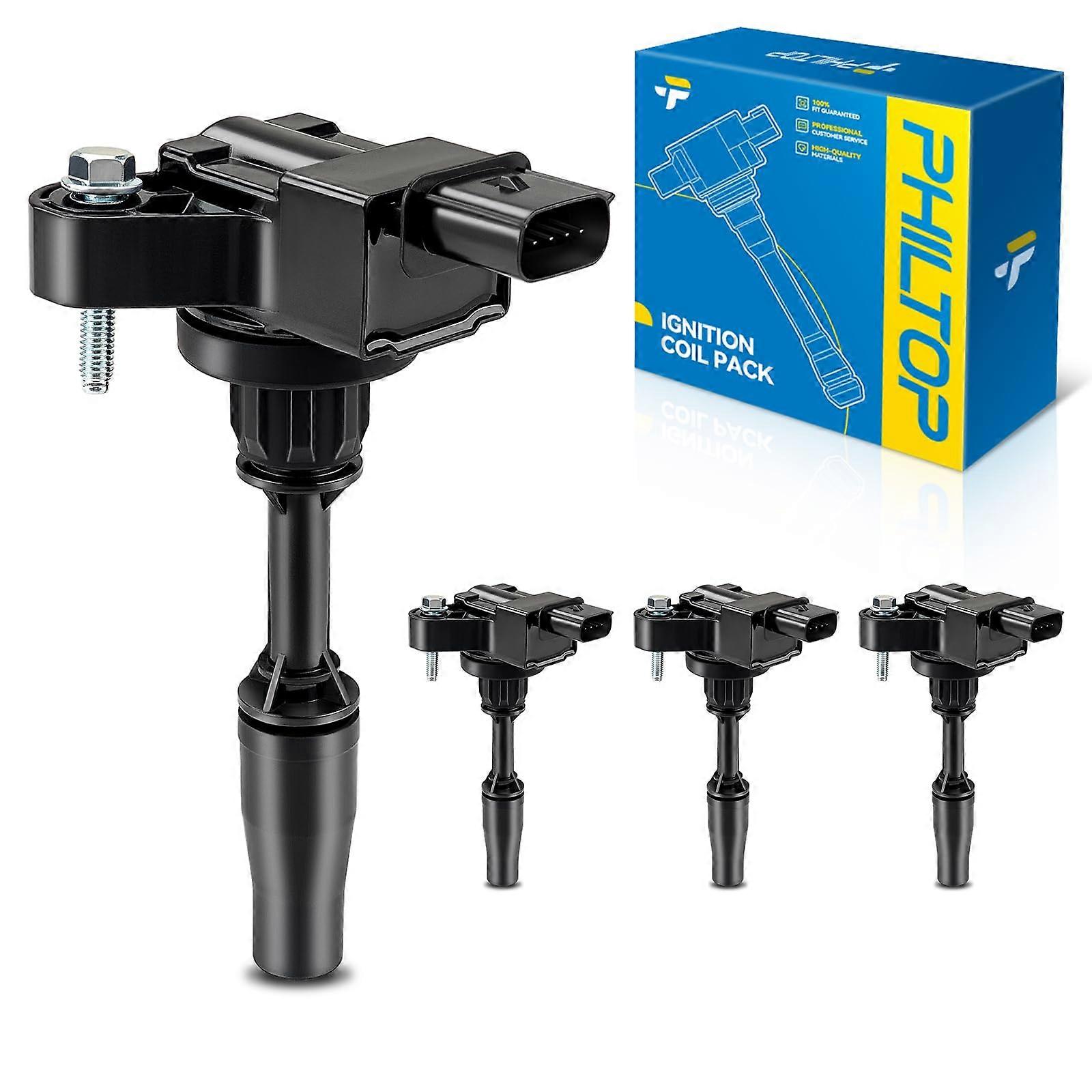 UF680 Ignition Coil 4 Pack Compatible with Chevrolet Malibu, Equinox, Envision, Terrain Models
