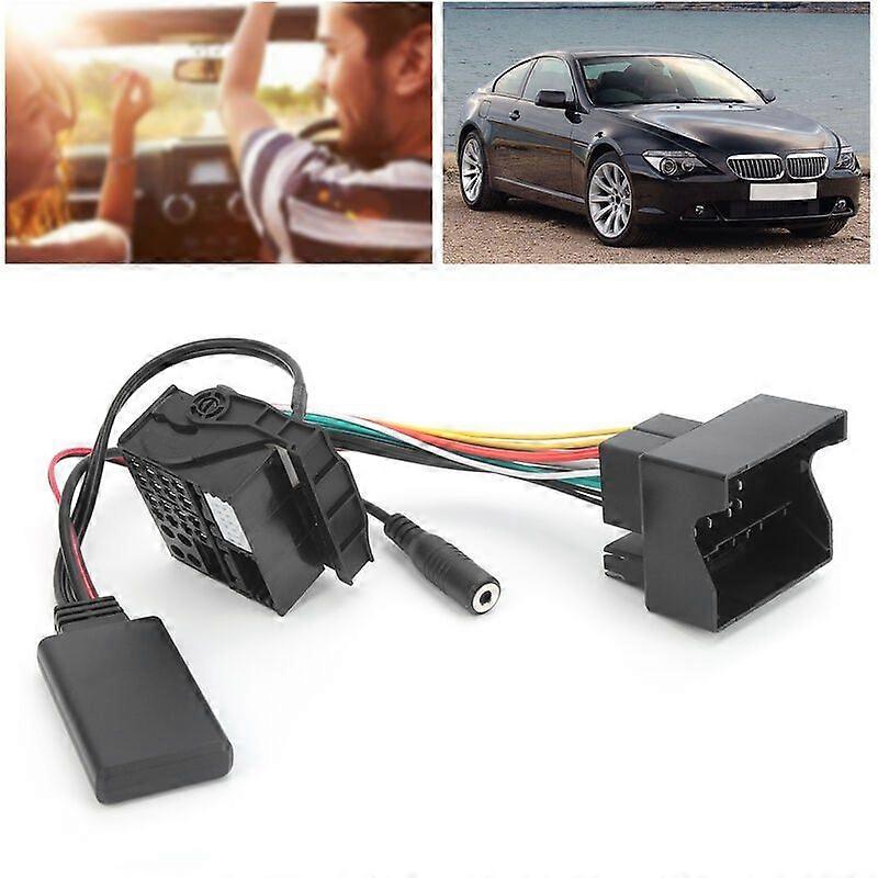 Aux, adapter audio Bluetooth 5.0 Samochodowy moduł Bluetooth Złącze z zamiennikiem mikrofonu dla E60 E63 E64 E65 E66 E87