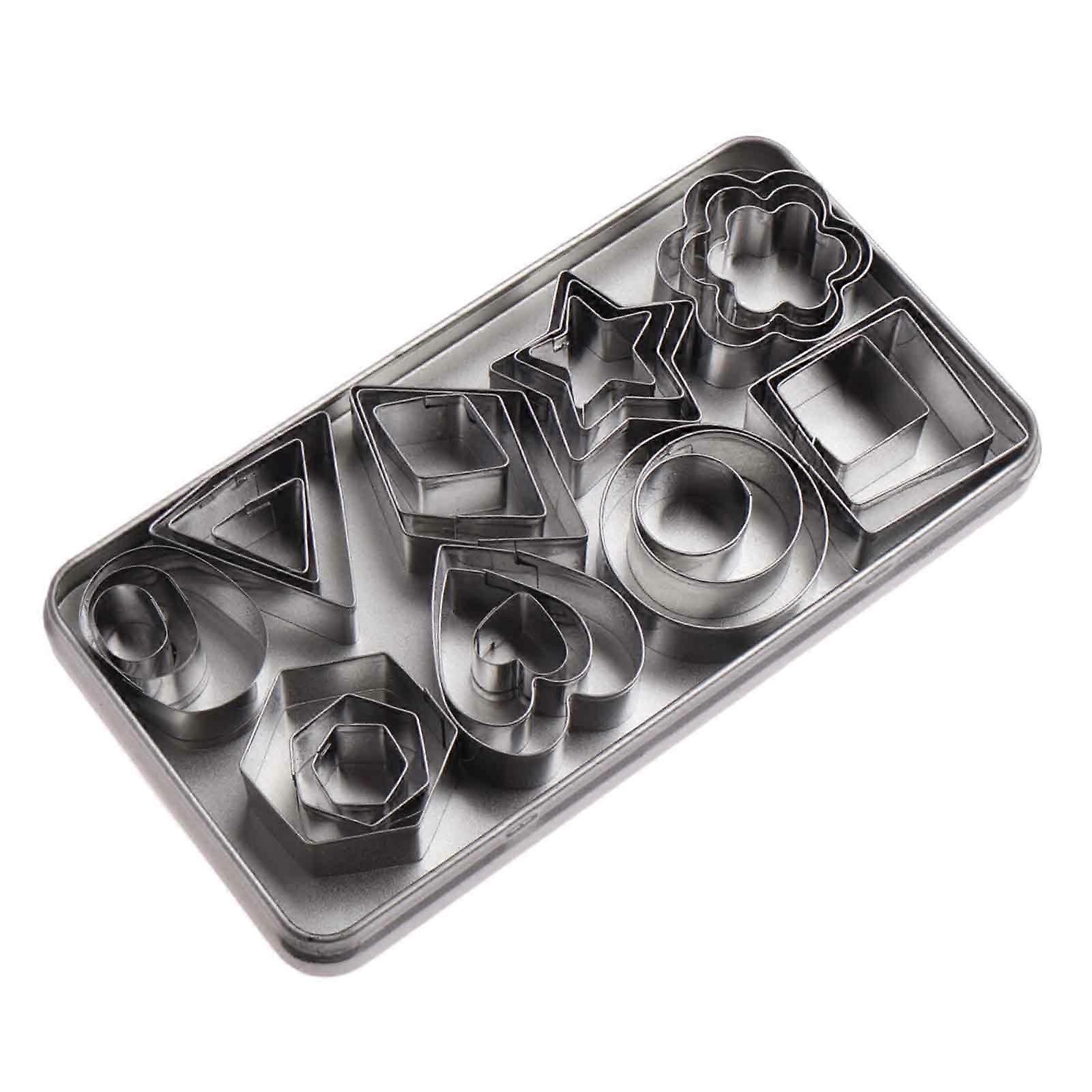 Stainless Steel Mini Cookie Cutters Baking Set