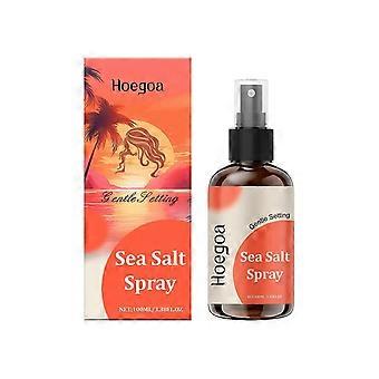 Hoegoa Zeezout Haar Styling Spray Zeezout Elastisch Krullen Gemakkelijk Stylen Geniet van Mode Krullend Haar Styling
