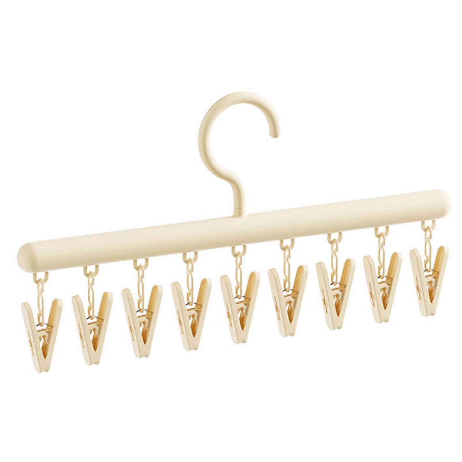 Plastic Socks Hanger Sturdy Space Saving for Bathroom Balcony