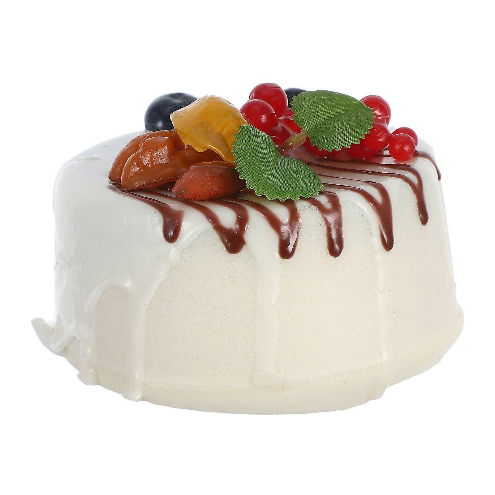 Realistic Cake Prop Simulation Tabletop Bakery Decor Fake Food Artificial Dessert Display Decorative Model Kitchen Decorations