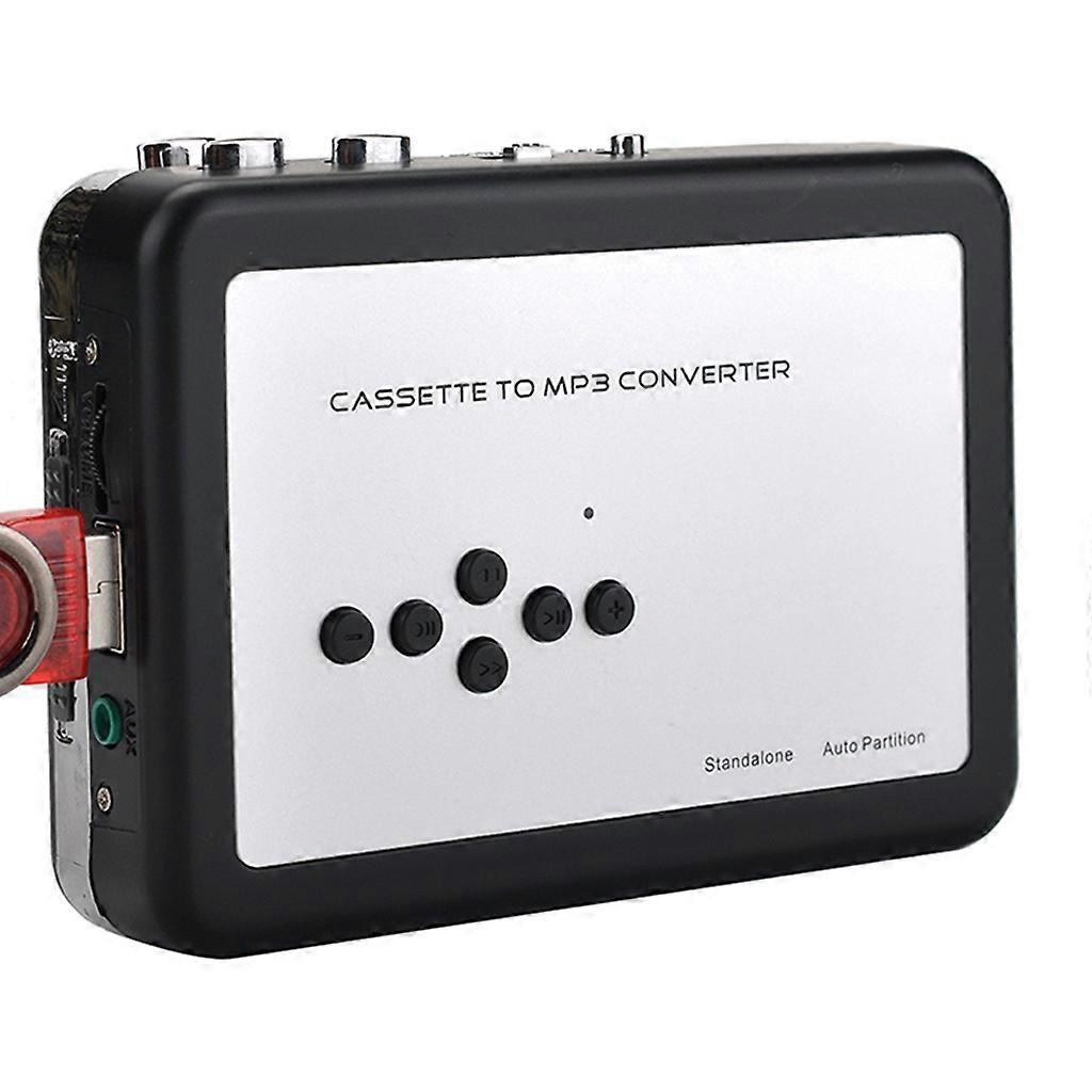 USB Cassette Capture Cassette Player Converts Tape to MP3 USB Cassette Capture for Laptops and Personal Computers