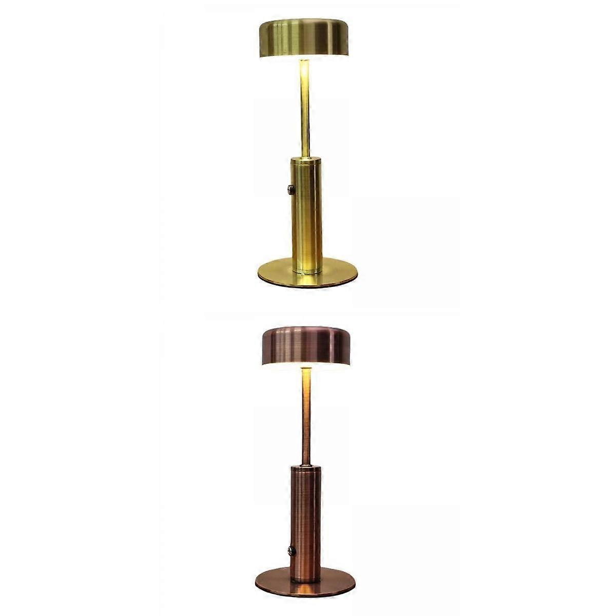 2pcs Dimmable Table Lamp Bar Decor Wireless Desk Bedside Restaurant