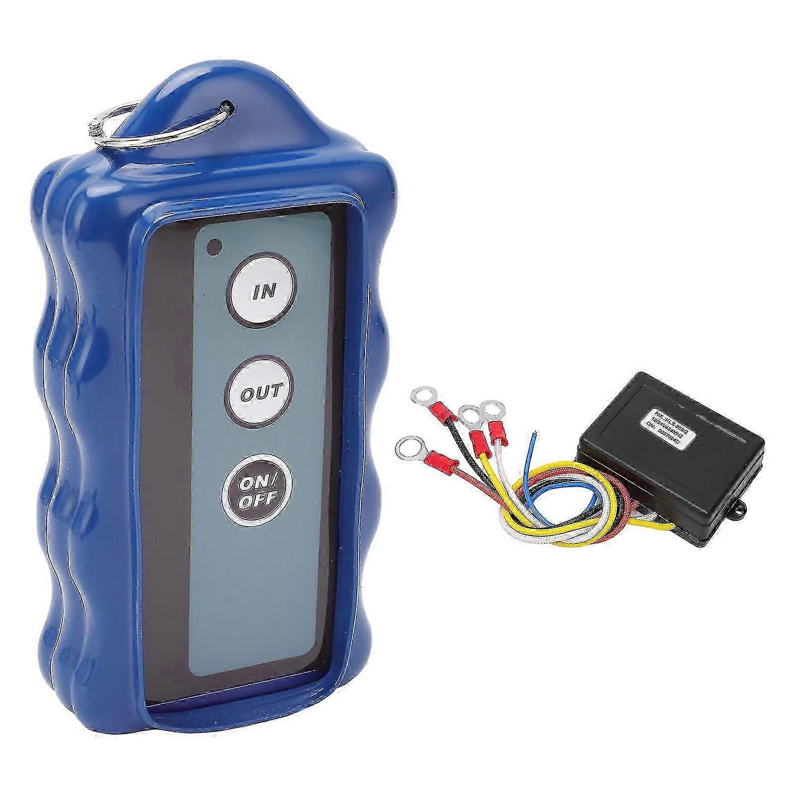 Winch Remote Truck ATV Universal Wireless Winch Remote Control with 434MHZ Receiver ...