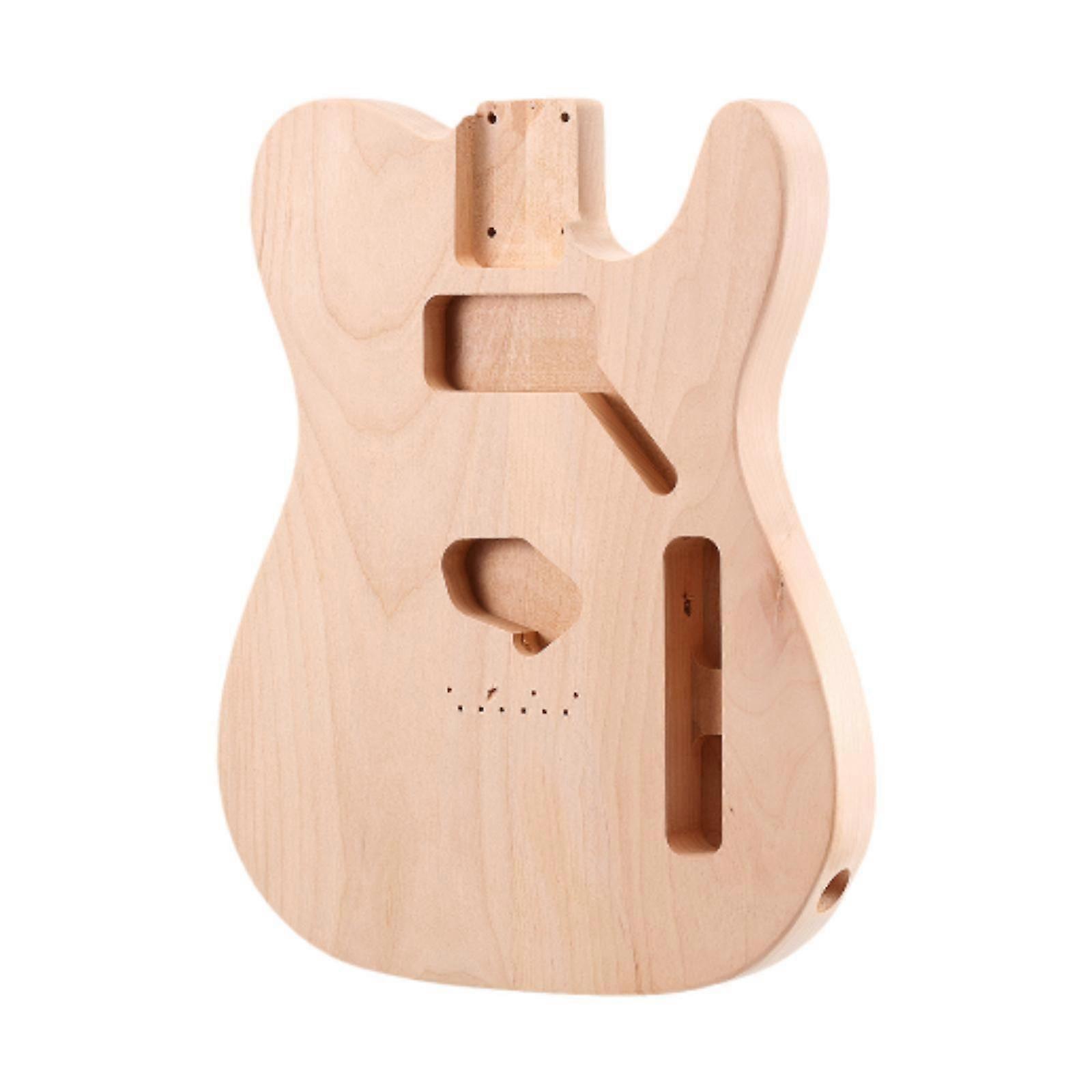 木製ブランクギターボディエレクトリックギターバレルプレドリルおよびポリッシュミュージカル