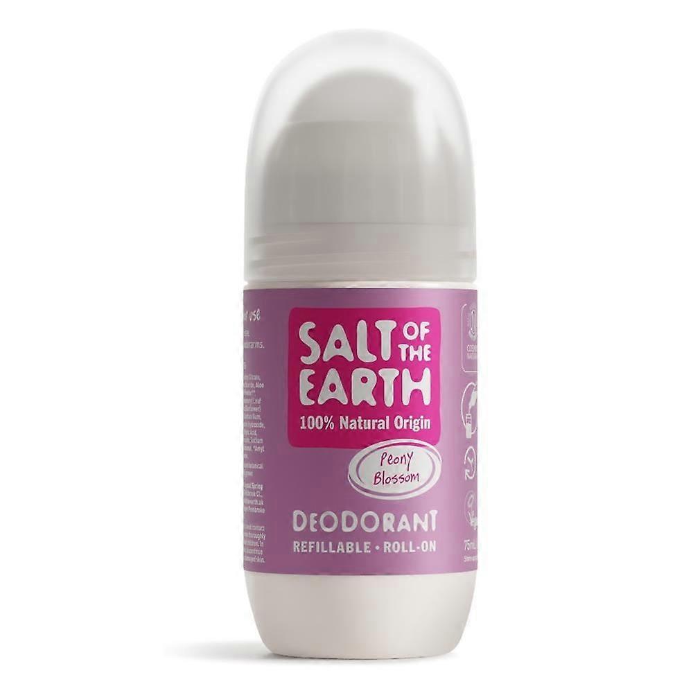 Salt Of the Earth 牡丹花可再填充滚珠除臭剂 75ml