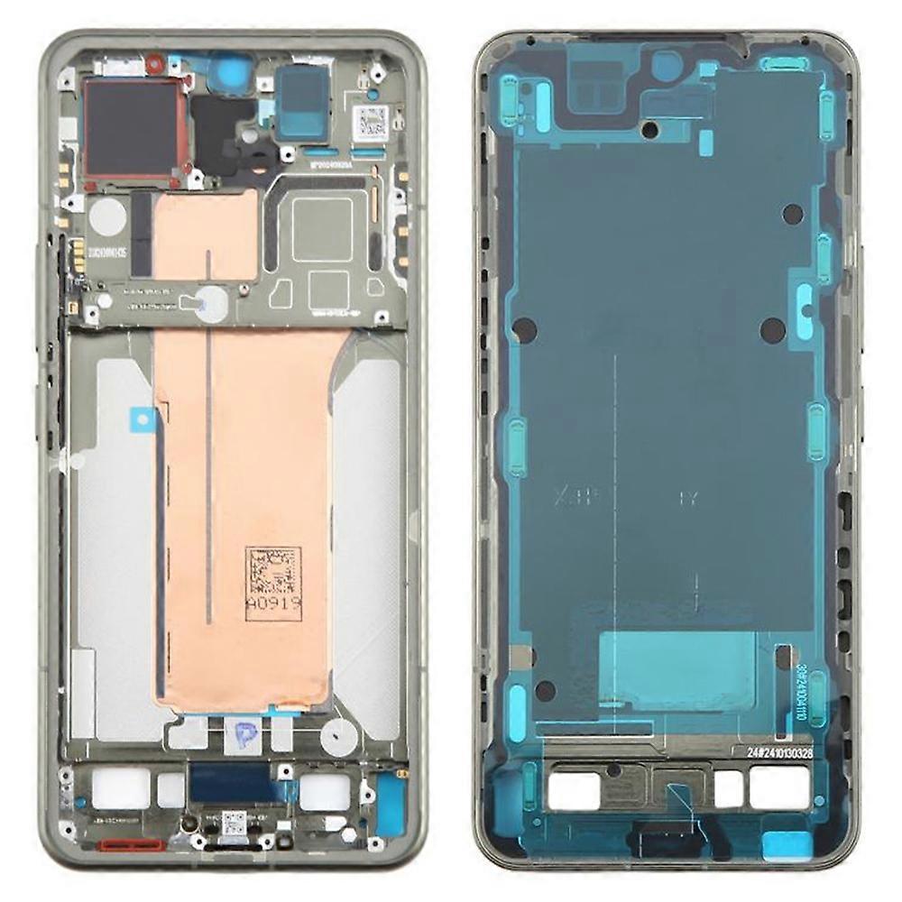 For Xiaomi 15 Pro Middle Plate Frame (A-Side) Repair Part (Without Logo)Green