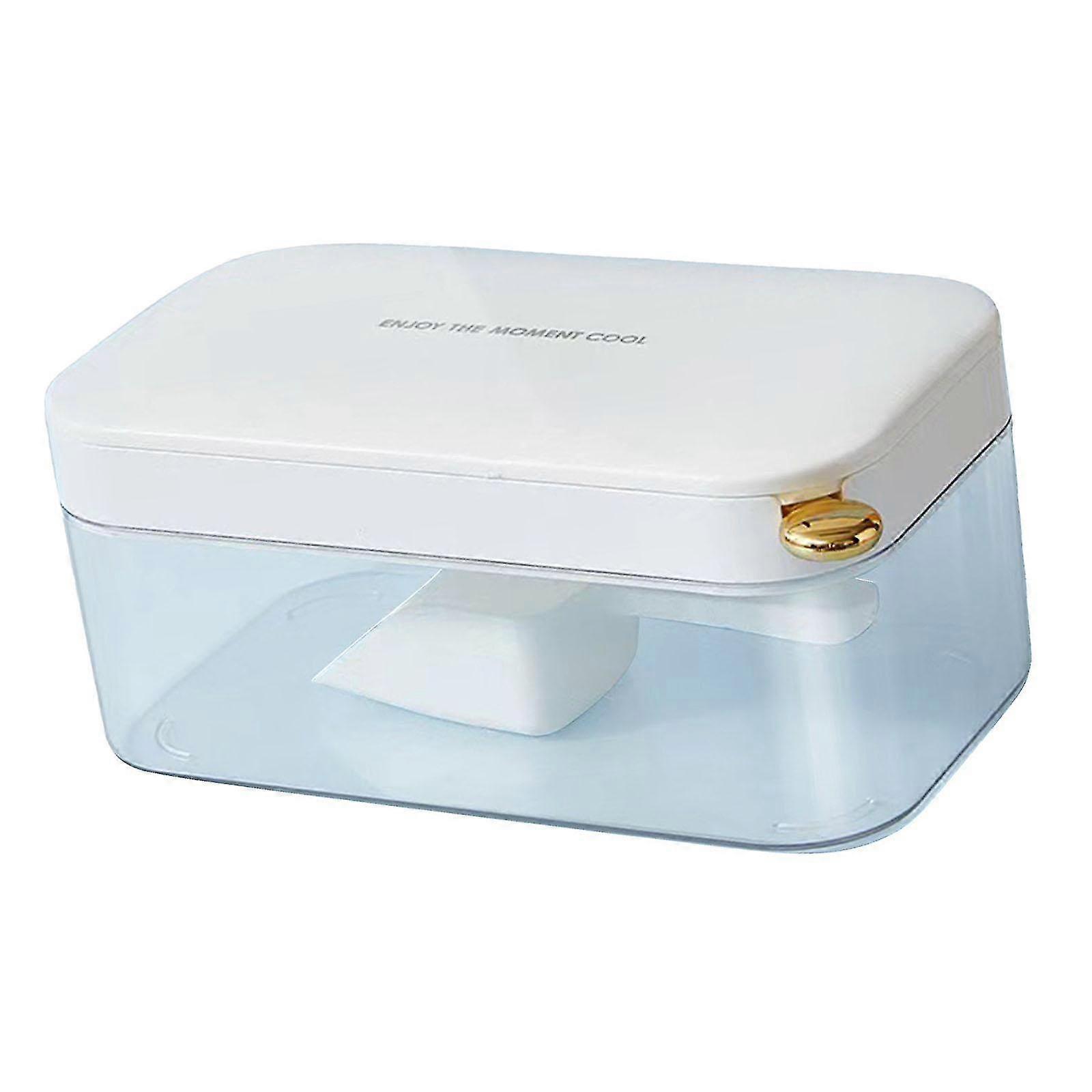 Ice Ball Container and Press Type Ice Cube Tray with Cover for Home Party and Coffee Use, Green Color
