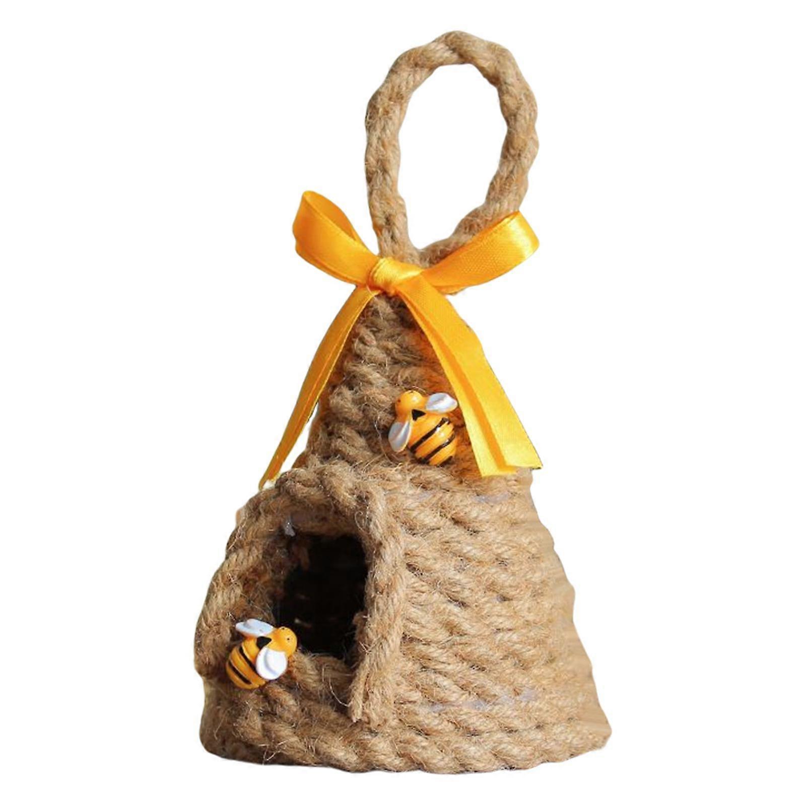 for Outside Hanging,Bird House Nests with Rope,Bird Hut for Window home and