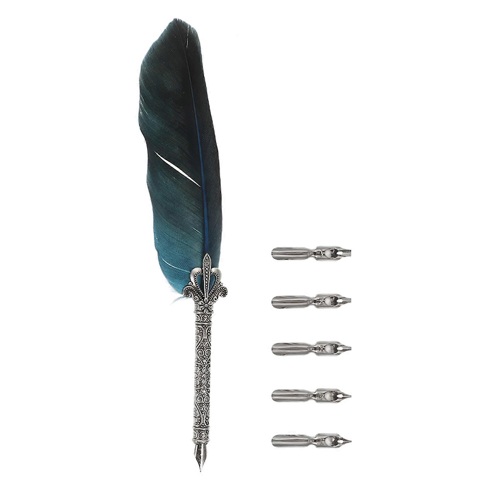 Quill Pen for Calligraphy, Includes Replacement Nibs for Continued Use