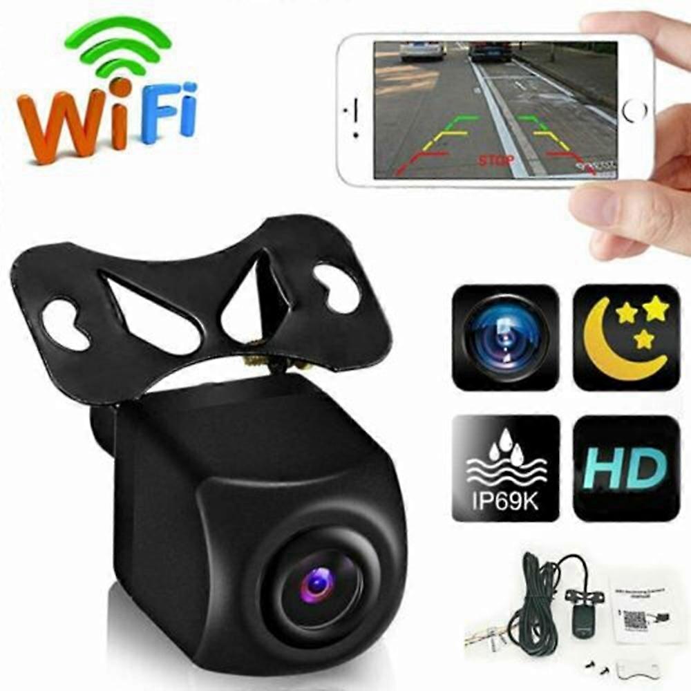 W103 Wireless Car Backup Camera Real Time Monitoring WiFi Rear View Reversing Camera Electronic Rear