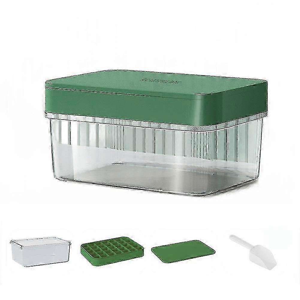 Large Ice Tray with Lid for Ice Storage Box,Perfect for Making Various Shaped Ice Cubes at Home or Party