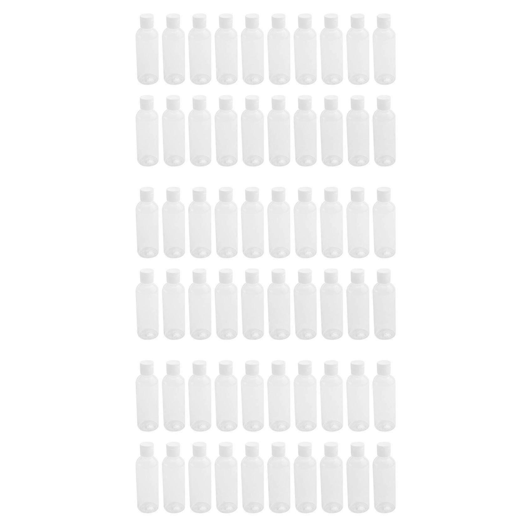 60個100mlの漏れ防止トラベルシャンプー容器、化粧品、ローション、トイレタリー用の再利用可能なペットボトル