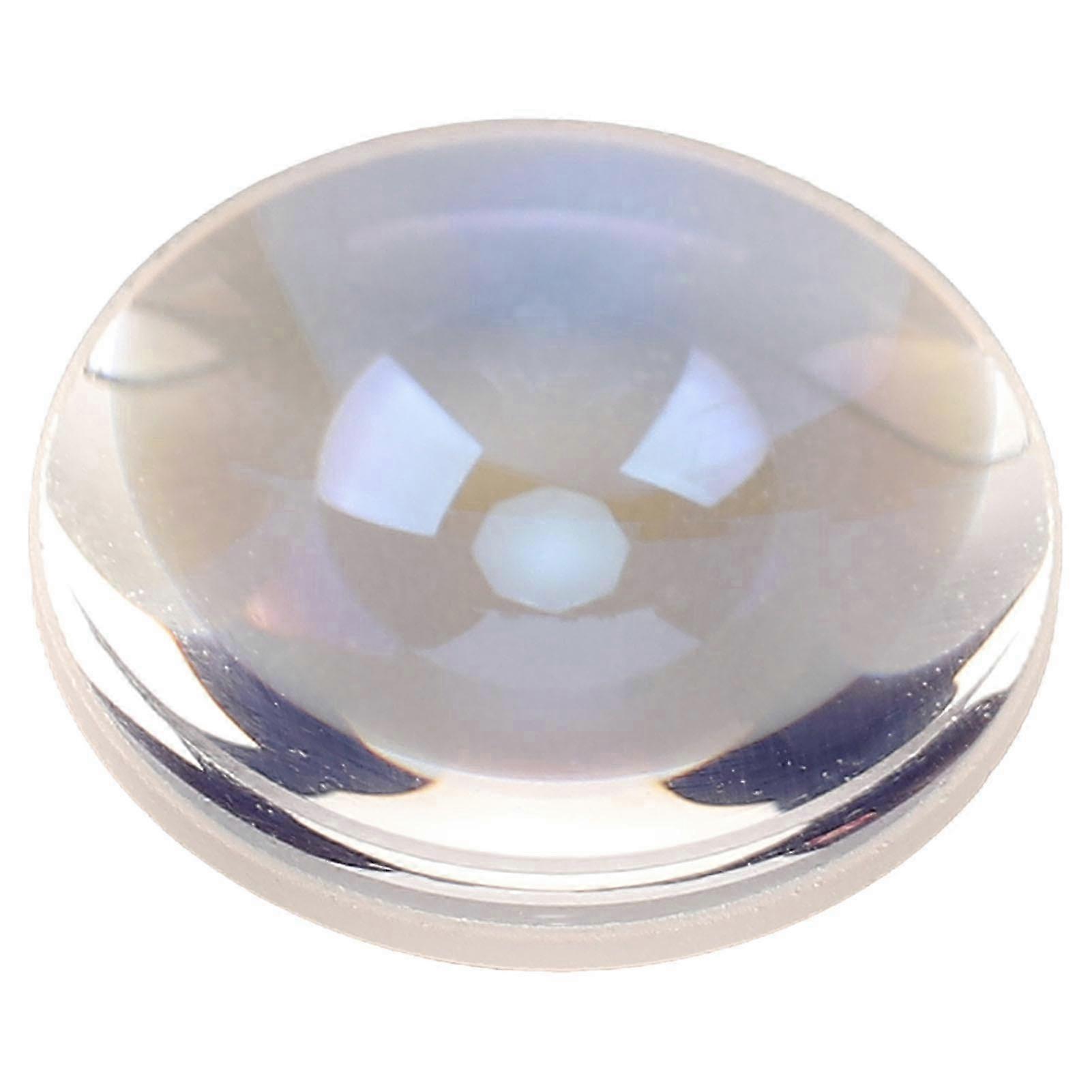 Optical Glass Meniscus Lens for Physics Teaching - Concave Convex Lens, Portable & Clear Image