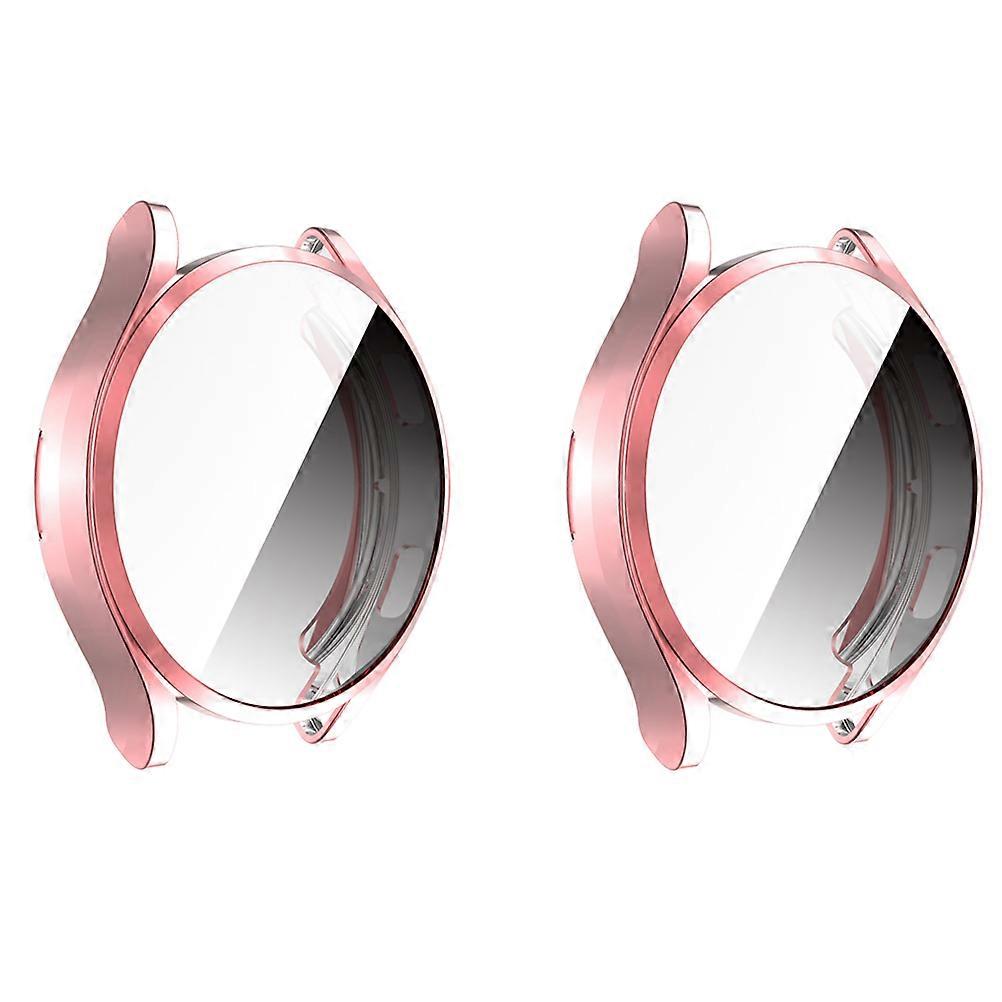 Smartwatch Screen Protector Anti-Scratch Dustproof Full Coverage Tpu Round For Daily Use 2Pcs