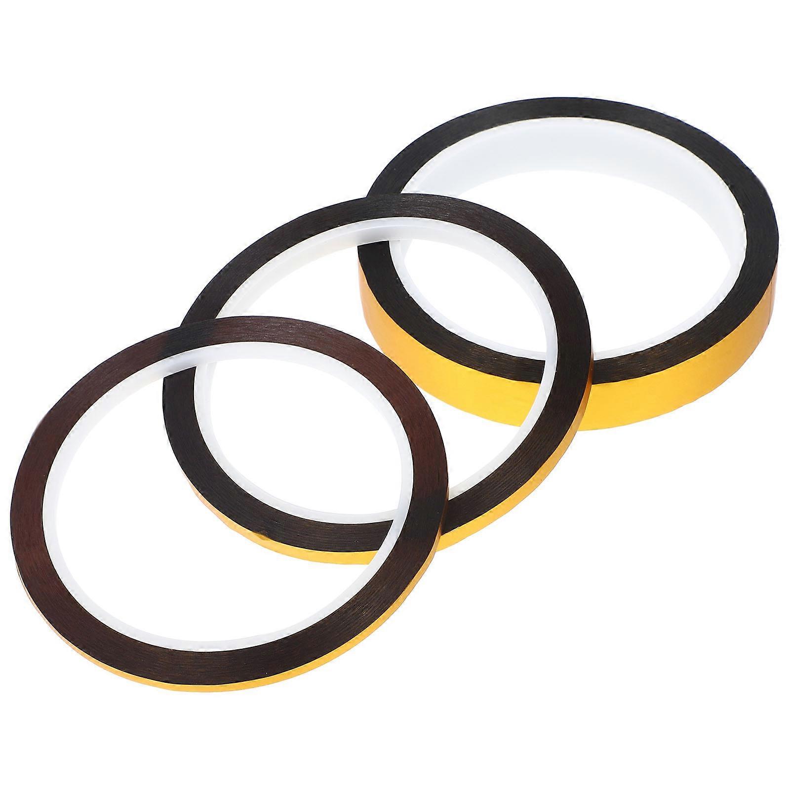 Tape For Decor Craft Tape Foil Paper Tape Diy Craft Enthusiasts 0.3cm Wide Adhesive 3 Rolls