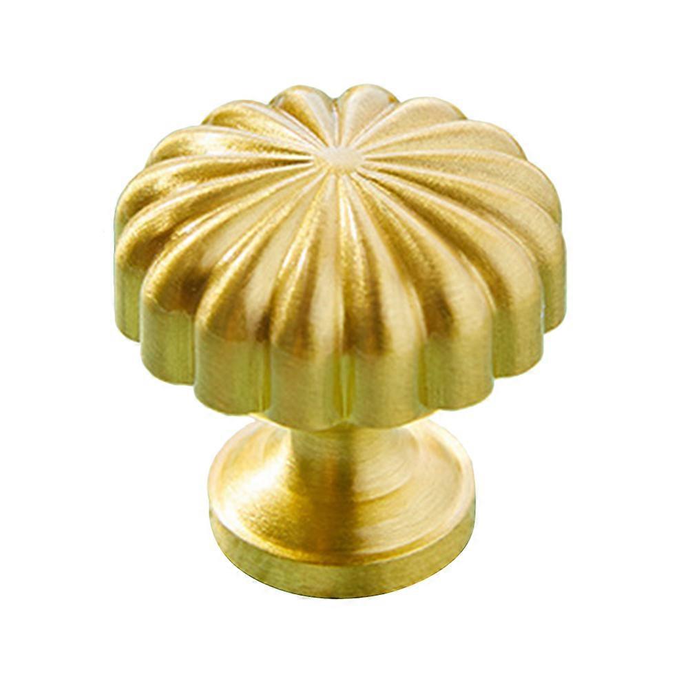 Cabinet Pull Handle Brass Dresser Knobs Golden Modern Closet Door Hardware For 3X3cm Square Shape Replacement 1Set