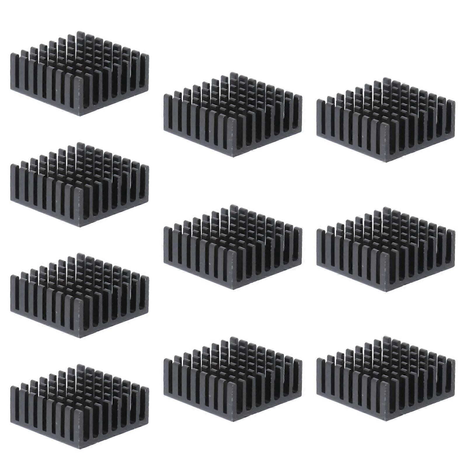 Black Anodized Heat Sink for IC Chip LED Electronics with Small Size 10PCS