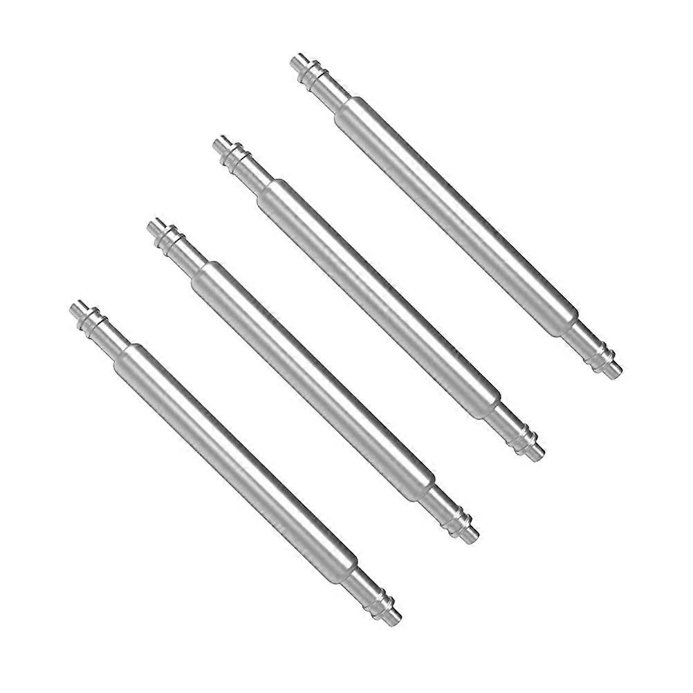 Silver Watch Band Spring Bars Stainless Steel Watchmaker Tool Watch Maintenance 4Pcs