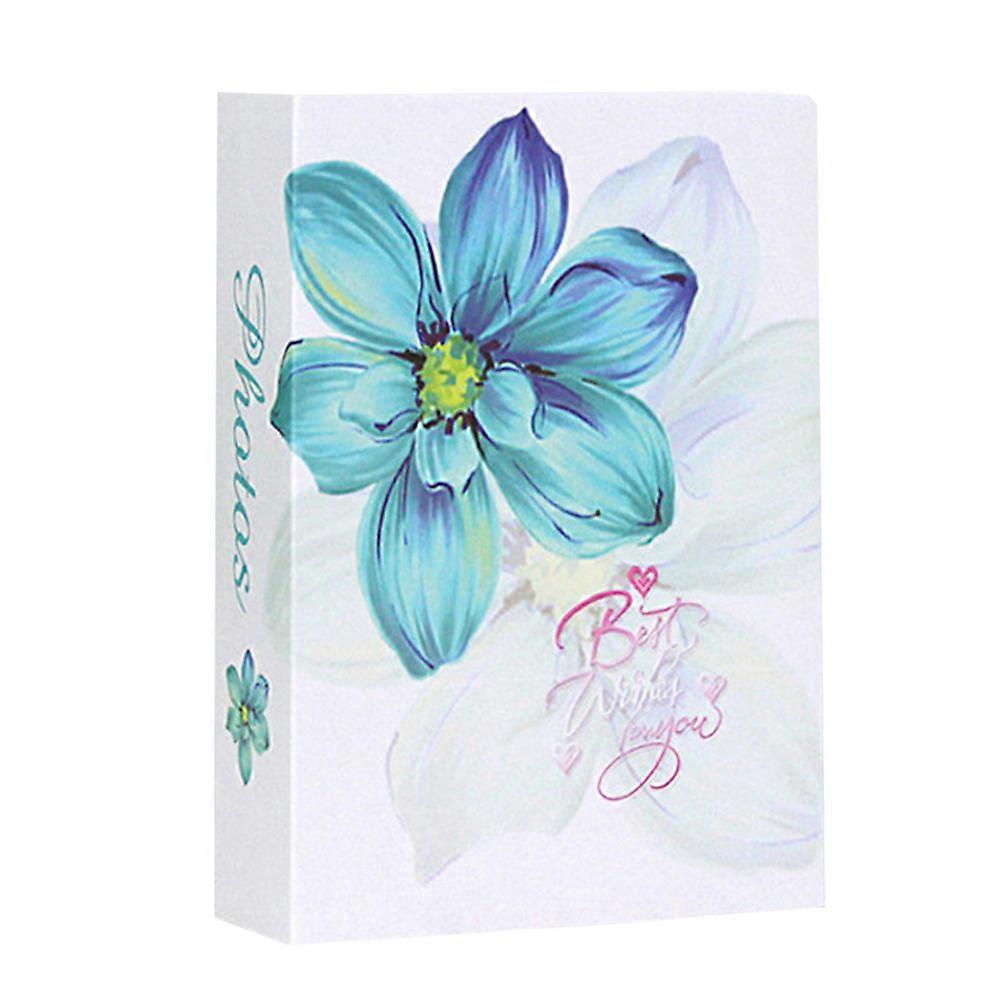 Photo Albums for Girls Blue 4D Insert Page Memorable Collection Family Albums 1Pcs