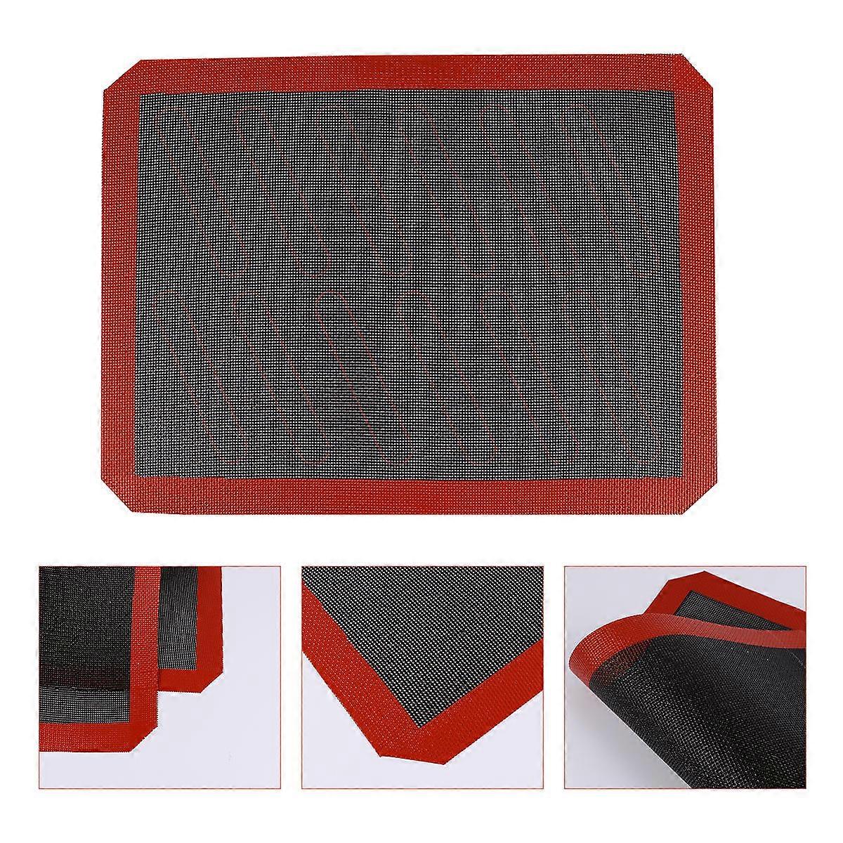Silicone Baking Mat Heat Resistant Bakeware Liners Oven Pad Assorted Color 40x30x0.1cm Even Heat-Conducting 1Pcs