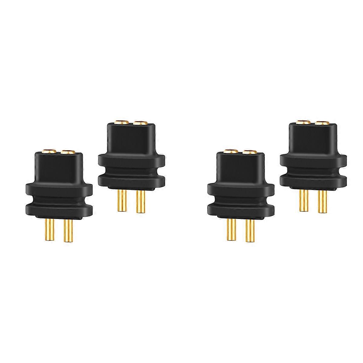 2 Pcs 2 Pin 0.78mm Female Socket Double Needle Socket Black