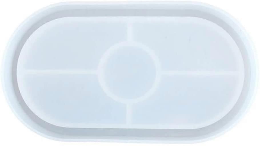Oval Soft Silicone Coasters Molds - for Casting with Resin, Concrete, Cement And Polymer