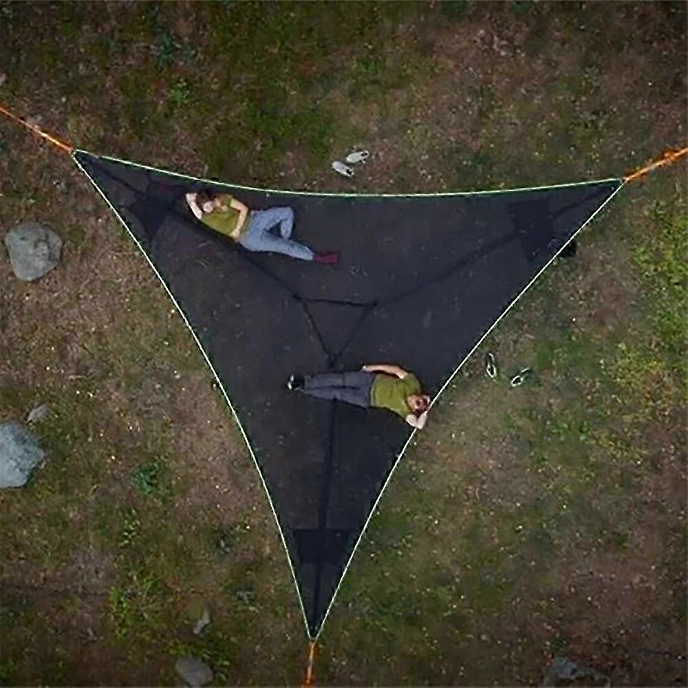 Multi Person Hammock 3 Point Design Portable Hammock Triangle Aerial Camping Mat