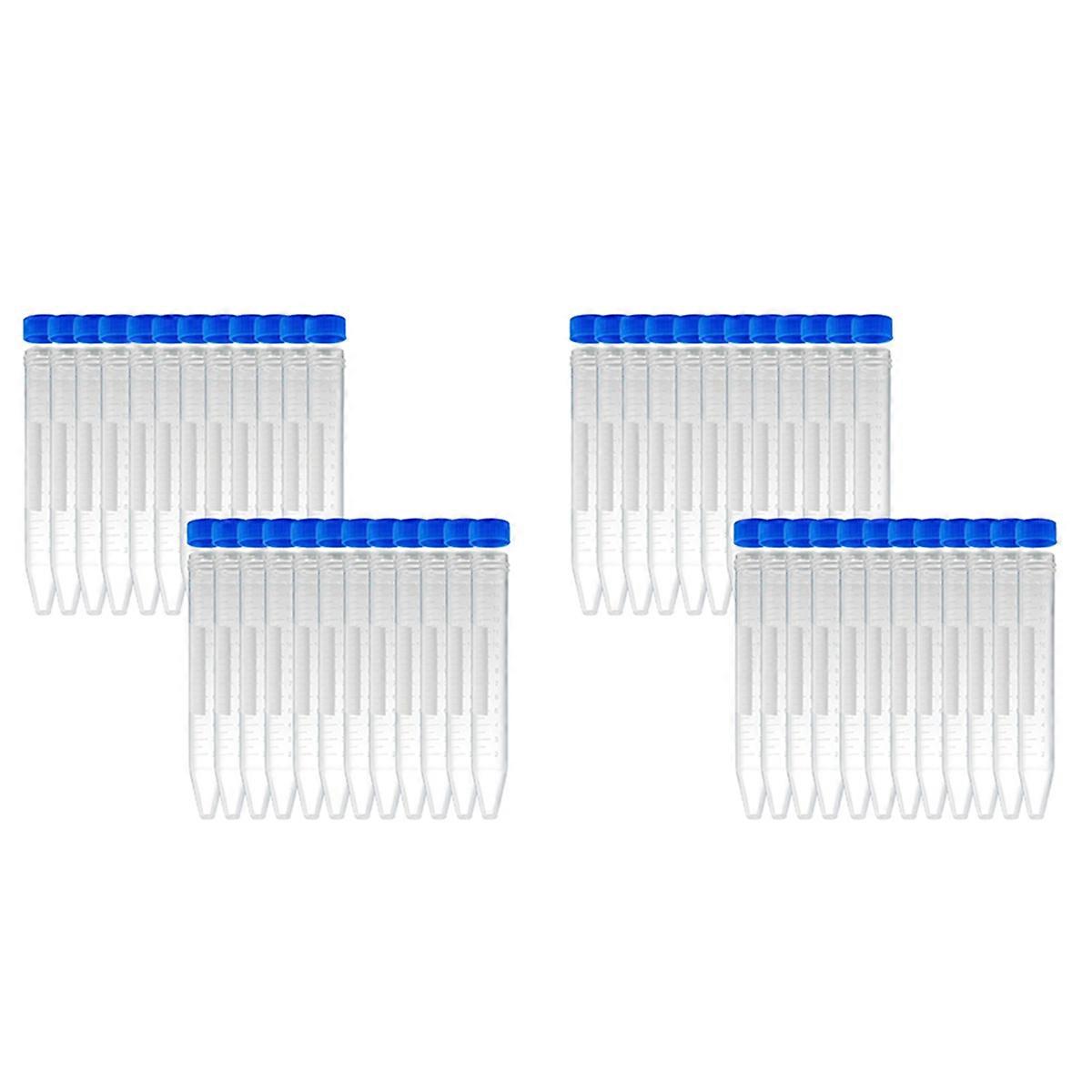 Conical Centrifuge Tubes 15ML, 100 Pcs Sterile Plastic Test Tubes