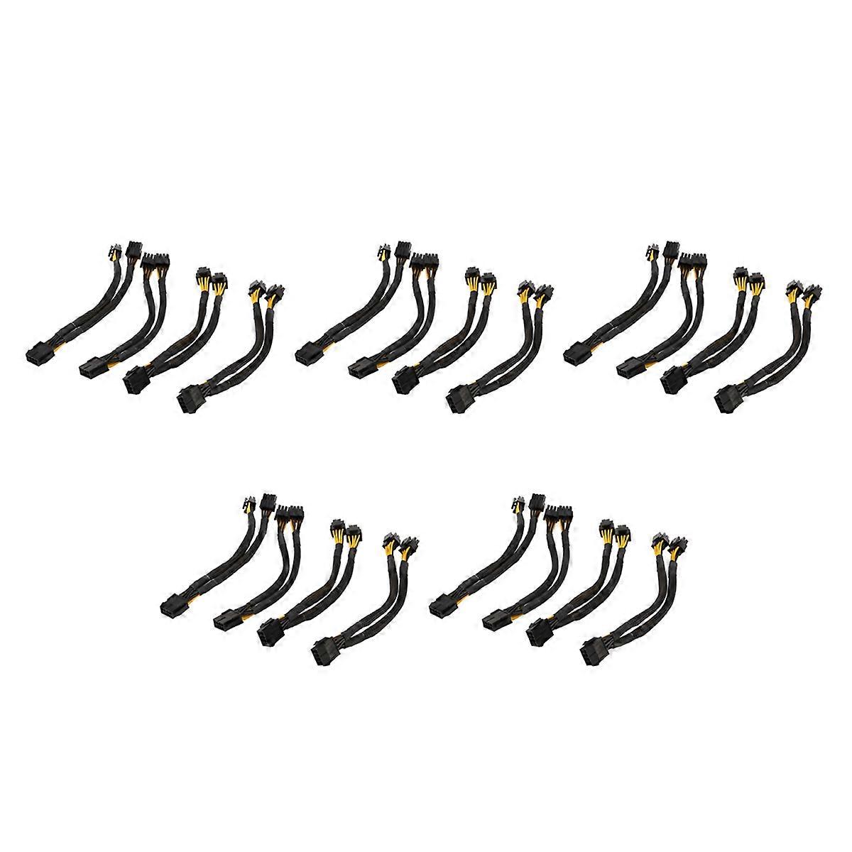 4Pc CPU 8 Pin Splitter ATX CPU Female to Dual 8(4+4) Pin Male EPS 12V