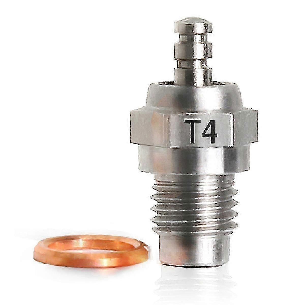 1PCS T4 Hot Spark Glow Plug Replace OS for /// Redcat 1/8 1/10 RC Nitro Engines Car Truck