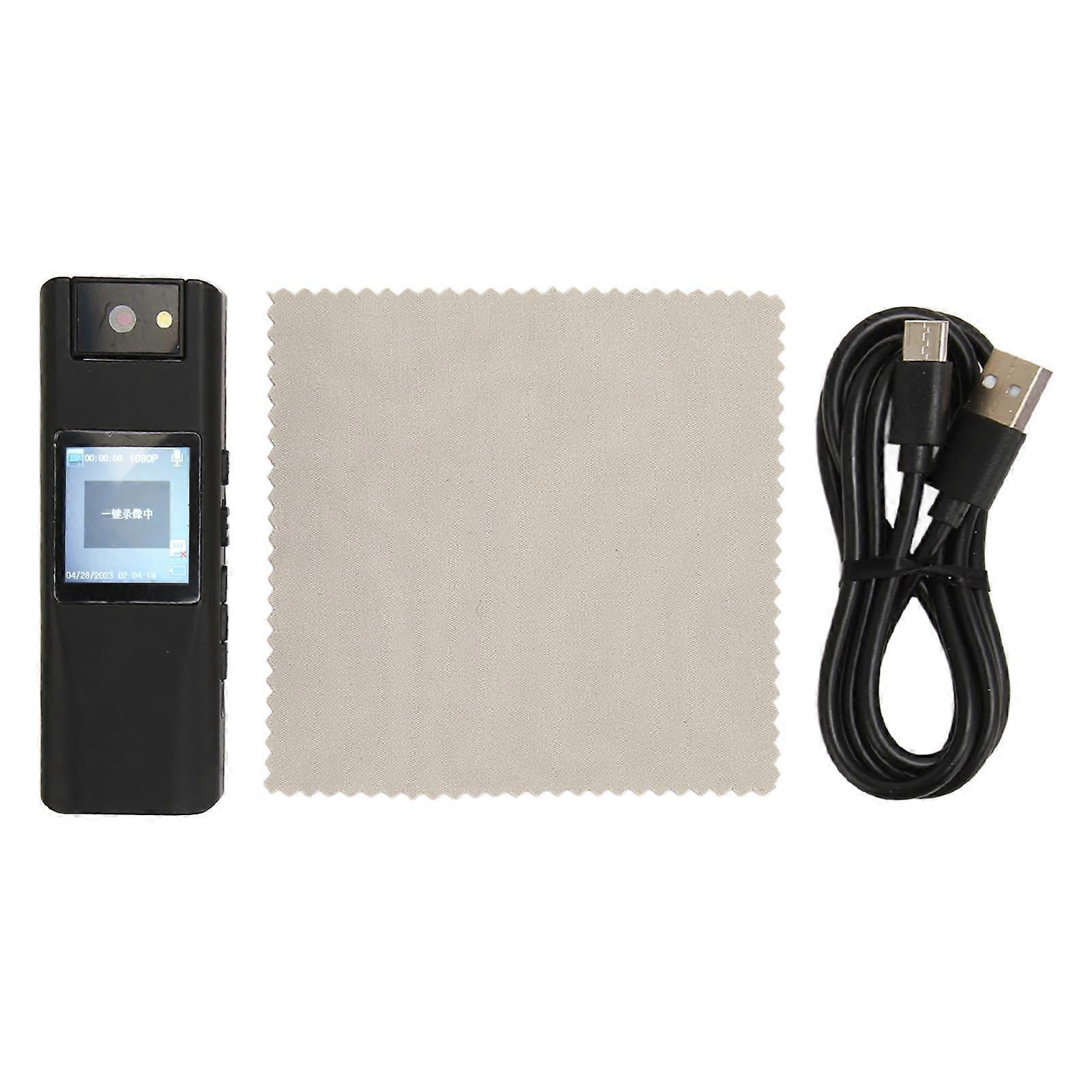 Mini Portable Recording Camera with Back Clip, Loop Recording and Motion Detection 1080P