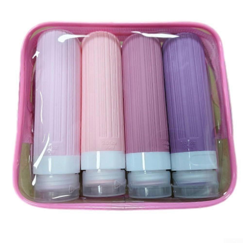 Silicone Travel Bottle Set Portable 85 mL Leak-Proof for Travel Reusable Bottles Model 05