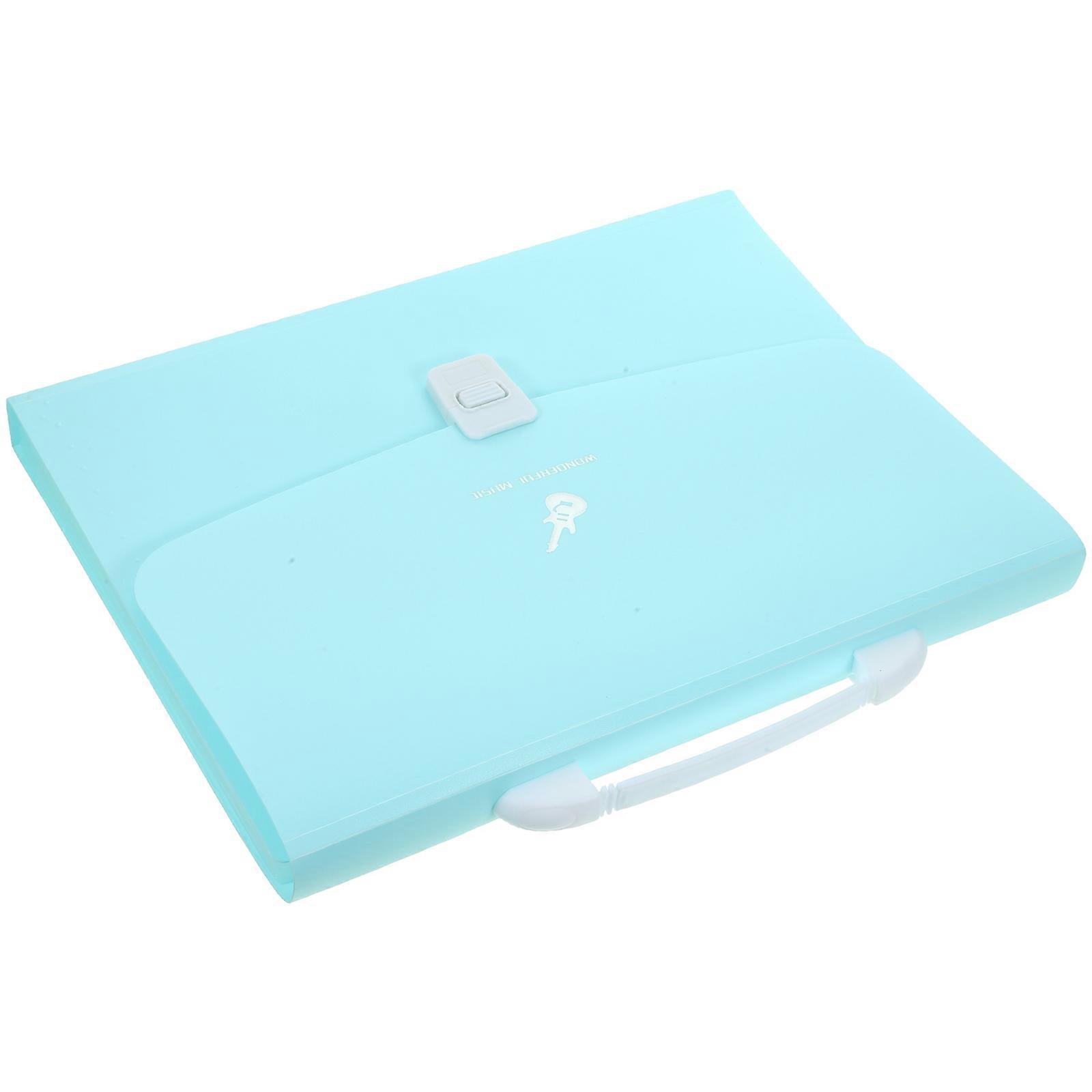 Office File Organizer Expanding Folder Receipt Storage 13.0X9.7X1.2in 1Pcs