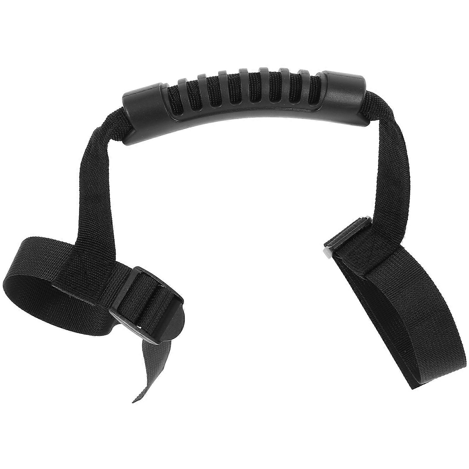 Inside Car Handles Grip Support Universal Fit Black 37.00X33.00X0.20CM Oxford Cloth 1Pack