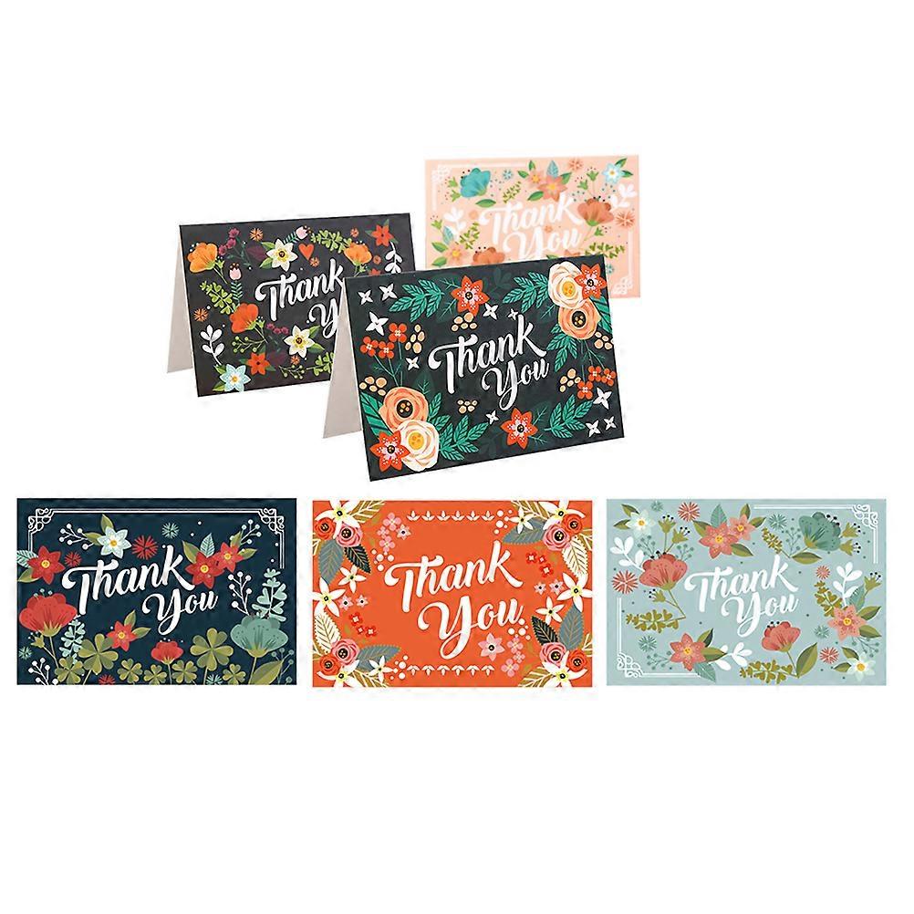 Thanks Cards Greeting Card Craft Business Occasions Message Sending 20x15cm 12Pcs