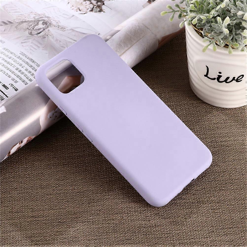 Soft Silicone Shockproof Cover Full Covered Protective Case For Pixel 4 XL 1Pcs Violet