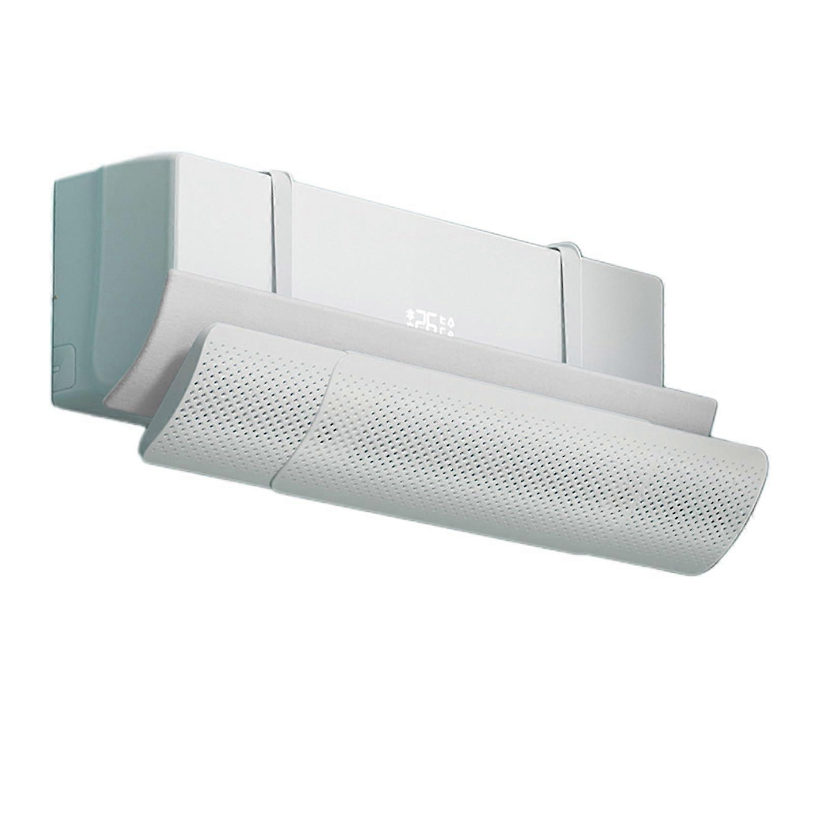 Adjustable Airflow Deflector for Air Conditioning - Draft-Free Office Airflow Control with Cotton Filter, No Drilling Required