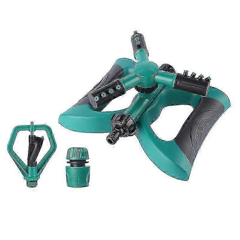 Automatic 360 Degree Lawn Sprinkler System with 3 Arms for Large Garden Areas